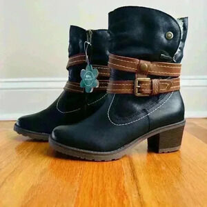 NEW Spring Step‎ Women's Boisa Winter Boot Navy Shoes Size 36. US 5.5-6.